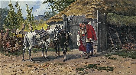 FAREWELL by Tadeusz Rybkowski - Auction record, sale price, and art valuation. Compare with similar artists and explore comparable artworks.