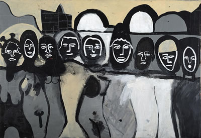 Sample artwork by Gerald Jackson (Born 1936), known for painter, electric light artist - View similar artists and auction records