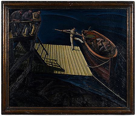 Sample artwork by William Grauer (1896 - 1985), known for mural, genre, landscape, marine paintings - View similar artists and auction records
