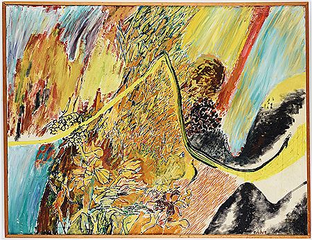 Sample artwork by Ulf Trotzig (1925 - 2013), known for abstract painting, botanics, graphics, illustration, fresco murals - View similar artists and auction records