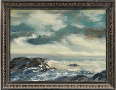 Sample artwork by Charles Ewing (1910 - 1976), known for urban environment, lithographer, mural - View similar artists and auction records