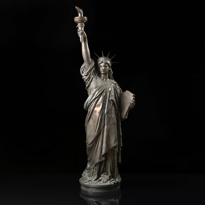 Statue of Liberty by Frederic-Auguste Bartholdi - Auction record, sale price, and art valuation. Compare with similar artists and explore comparable artworks.