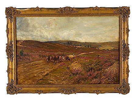 ENGLISH COUNTRY LANDSCAPE WITH CATTLE by Hamilton Jay - Auction record, sale price, and art valuation. Compare with similar artists and explore comparable artworks.