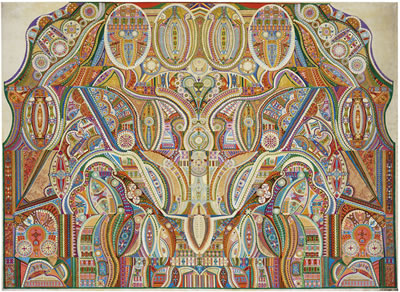 Untitled, 1945 by Augustin Lesage - Auction record, sale price, and art valuation. Compare with similar artists and explore comparable artworks.