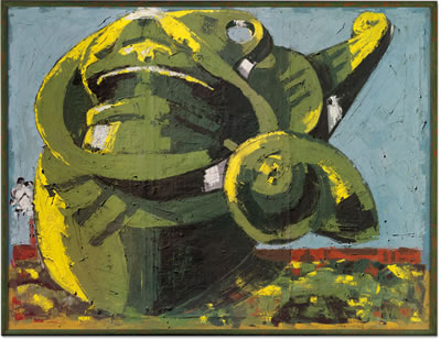 Arrangement für eine Mütze I- dithyrambisch (Arrangement for a Cap I- dithyrambic) by Markus Lupertz - Auction record, sale price, and art valuation. Compare with similar artists and explore comparable artworks.
