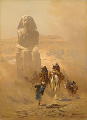 Sample artwork by Ludwig Hans Fischer (1848 - 1915), known for landscape, genre painting - View similar artists and auction records