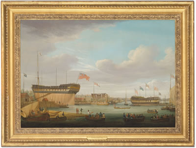 Sample artwork by John Lynn (fl.1826 - 1838), known for ship, marine painting - View similar artists and auction records