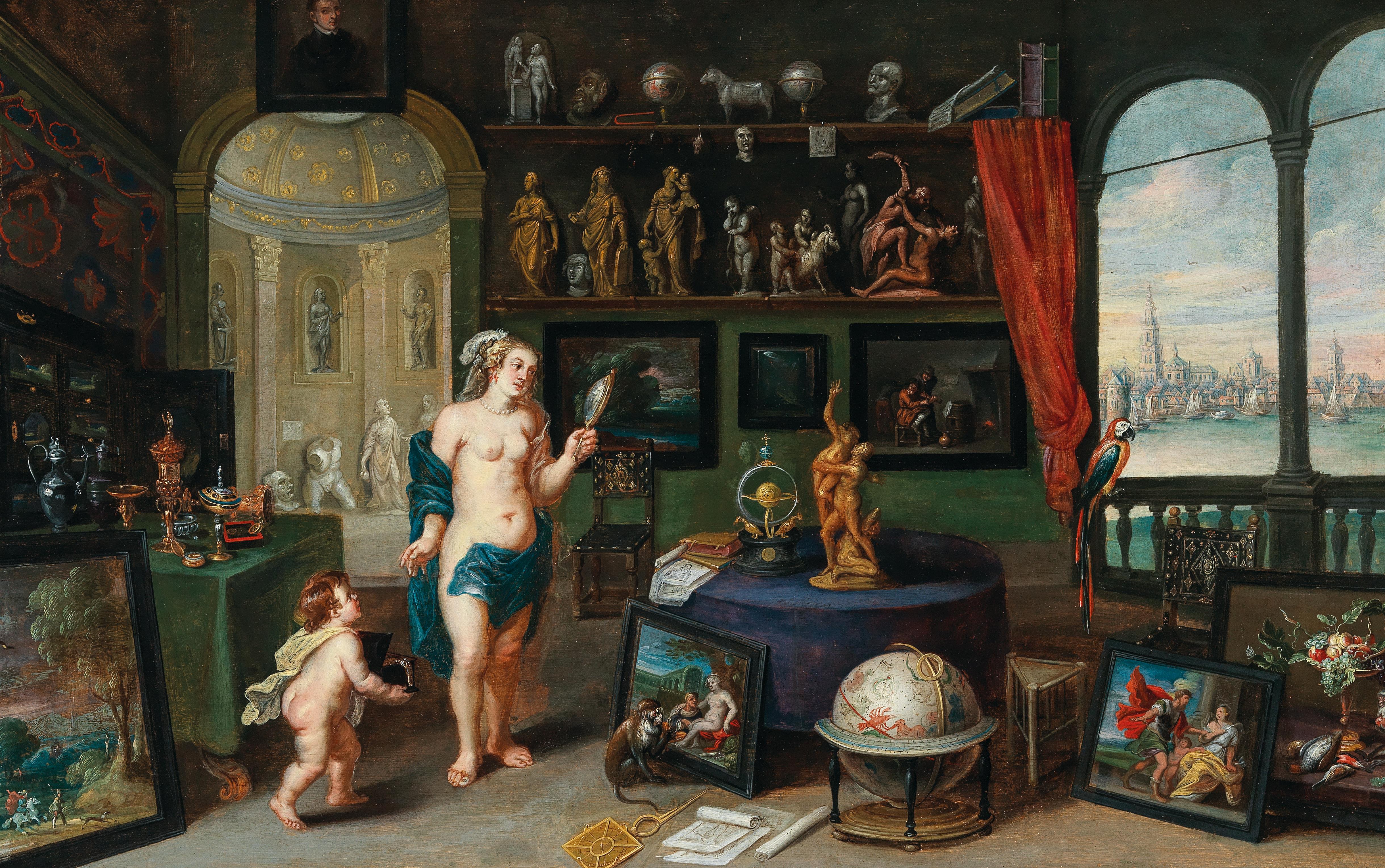 Sample artwork by Frans Wouters (1614 - 1659), known for allegorical, landscape painting - View similar artists and auction records