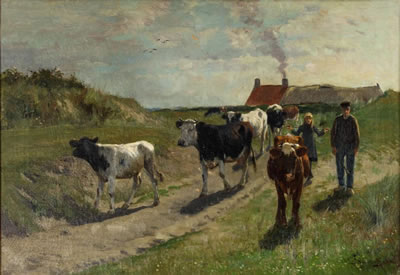 Sample artwork by Emile Van Damme-Sylva (1853 - 1935), known for painting - View similar artists and auction records