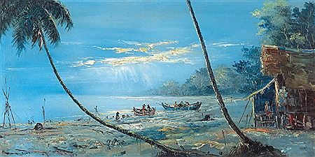 Untitled by M Zain - Auction record, sale price, and art valuation. Compare with similar artists and explore comparable artworks.
