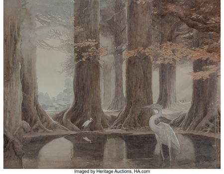 The Eye of the Heron by Alan Lee - Auction record, sale price, and art valuation. Compare with similar artists and explore comparable artworks.