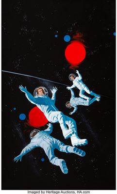 The Men and the Mirror by Dean Ellis - Auction record, sale price, and art valuation. Compare with similar artists and explore comparable artworks.