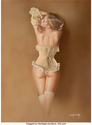 Woman No. 7 by Gennadiy Koufay - Auction record, sale price, and art valuation. Compare with similar artists and explore comparable artworks.