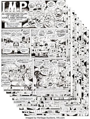 Reason Magazine Complete 12-Page Story Original Art (Reason Foundation, 2010) by Peter Bagge - Auction record, sale price, and art valuation. Compare with similar artists and explore comparable artworks.