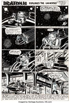 Dr. Atomic #1 Story Page 1 Original Art (Last Gasp, 1972) by Larry Todd - Auction record, sale price, and art valuation. Compare with similar artists and explore comparable artworks.