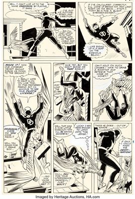Sample artwork by Bob Powell (1916 - 1967), known for comic strip illustration - View similar artists and auction records
