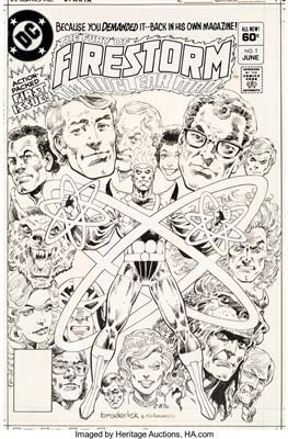 The Fury of Firestorm #1 Cover Original Art (DC, 1982) by Pat Broderick - Auction record, sale price, and art valuation. Compare with similar artists and explore comparable artworks.