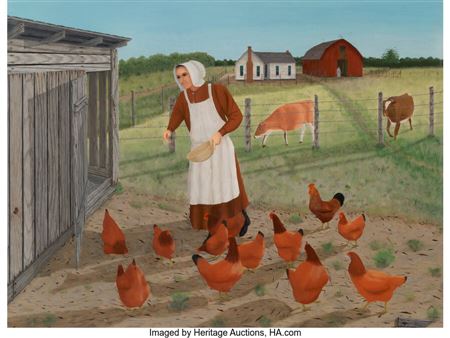 The Cows Won't Come Home by Velox Benjamin Ward - Auction record, sale price, and art valuation. Compare with similar artists and explore comparable artworks.