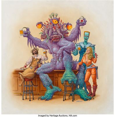 Callihan's Legacy book cover, 1996 by James Warhola - Auction record, sale price, and art valuation. Compare with similar artists and explore comparable artworks.