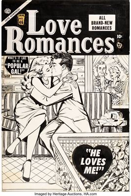 Sample artwork by Vince Joseph Colletta (1923 - 1991), known for comic strips - View similar artists and auction records