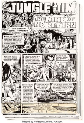 Jungle Jim #23 Complete 14-Page Story "The Land of No Return" Original Art (Charlton Comics, 1969) by Pat Boyette - Auction record, sale price, and art valuation. Compare with similar artists and explore comparable artworks.