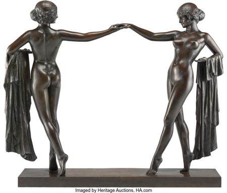 Andante (dancing Girls) by Mario Korbel - Auction record, sale price, and art valuation. Compare with similar artists and explore comparable artworks.