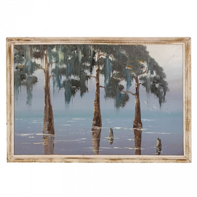 Sample artwork by Issac Knight (20th century), known for florida highwaymen painting - View similar artists and auction records