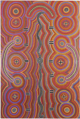 Collaborative Work by Warlukurlangu Artists by Lynette Corby Nungarrayi - Auction record, sale price, and art valuation. Compare with similar artists and explore comparable artworks.