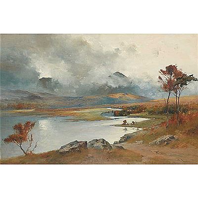 LOCHLUICHART by Thomas Bunting - Auction record, sale price, and art valuation. Compare with similar artists and explore comparable artworks.