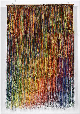 Untitled string painting by David Roth - Auction record, sale price, and art valuation. Compare with similar artists and explore comparable artworks.