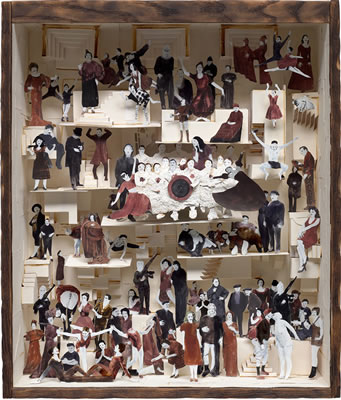 Later the Delights of Damnation will be More Profound by Marcel Dzama - Auction record, sale price, and art valuation. Compare with similar artists and explore comparable artworks.