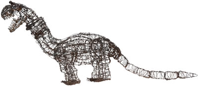 Giant Dinosaur by Columbus McGriff - Auction record, sale price, and art valuation. Compare with similar artists and explore comparable artworks.