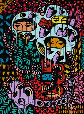 GARDEN FULL OF BLOOMING DEMOCRACY #8 by Eko Nugroho - Auction record, sale price, and art valuation. Compare with similar artists and explore comparable artworks.