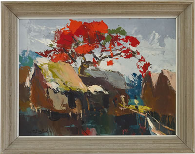 Sample artwork by Nguyen TriMinh (1924 - 2010), known for painting - View similar artists and auction records