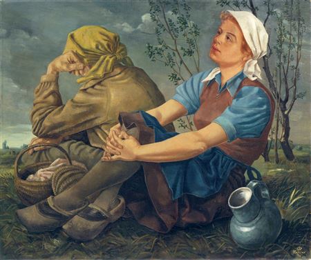 Sample artwork by Rudolf Nehmer (1912 - 1983), known for painting - View similar artists and auction records