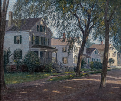 The Shady Street by Ernest Harrison Barnes - Auction record, sale price, and art valuation. Compare with similar artists and explore comparable artworks.