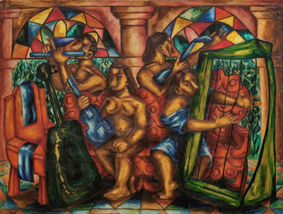 LOS CUATRO MÚSICOS by Cundo Bermudez - Auction record, sale price, and art valuation. Compare with similar artists and explore comparable artworks.