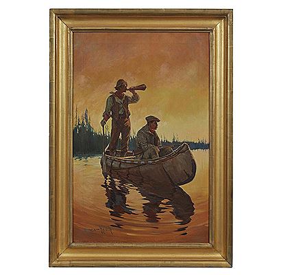 Moose Call by Oliver Kemp - Auction record, sale price, and art valuation. Compare with similar artists and explore comparable artworks.