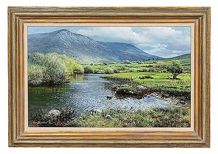 "Irish Landscape" -1977 by Peter Ellenshaw - Auction record, sale price, and art valuation. Compare with similar artists and explore comparable artworks.