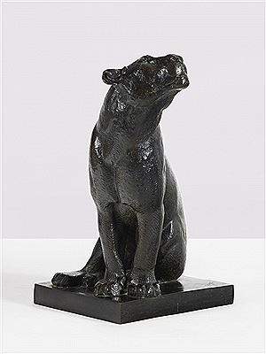 Lionne assise tête à gauche by Georges Lucien Guyot - Auction record, sale price, and art valuation. Compare with similar artists and explore comparable artworks.