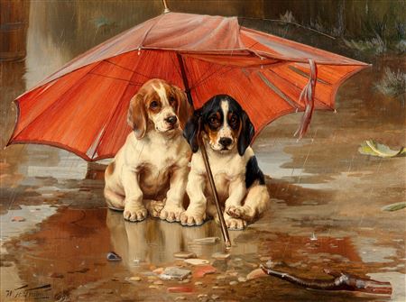 'Wait till the clouds roll by' by William Henry Hamilton Trood - Auction record, sale price, and art valuation. Compare with similar artists and explore comparable artworks.