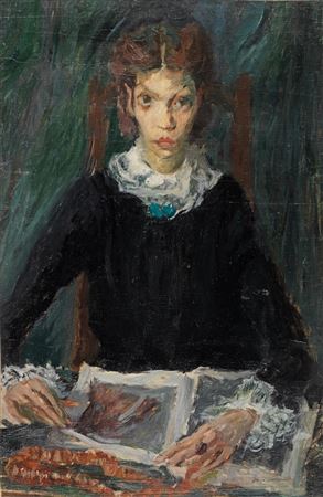 Portrait of a young girl by Jacques Chapiro - Auction record, sale price, and art valuation. Compare with similar artists and explore comparable artworks.