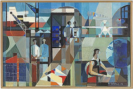 Sample artwork by Carl Harry Stalhane (1920 - 1990), known for ceramic sculpture - View similar artists and auction records
