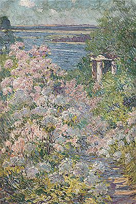 View from the Garden of Stanford White, Looking Toward Crane Neck Point, Long Island by William de Leftwich Dodge - Auction record, sale price, and art valuation. Compare with similar artists and explore comparable artworks.