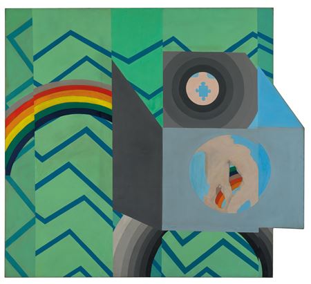 Viewer by Derek Boshier - Auction record, sale price, and art valuation. Compare with similar artists and explore comparable artworks.
