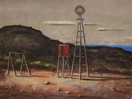 Windmill by Harry Carnohan - Auction record, sale price, and art valuation. Compare with similar artists and explore comparable artworks.