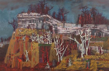 Green Cliff by William Lester - Auction record, sale price, and art valuation. Compare with similar artists and explore comparable artworks.