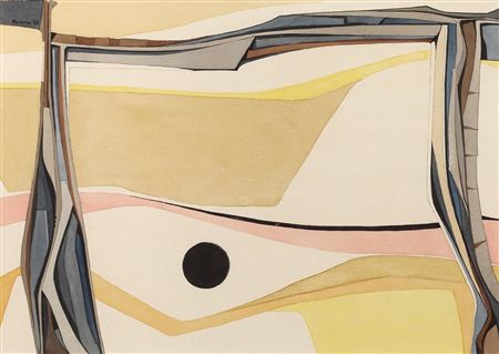 "Structure & Eclipse, 1955 " by Jack (James Wesley) Boynton - Auction record, sale price, and art valuation. Compare with similar artists and explore comparable artworks.