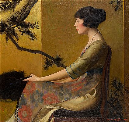 Sample artwork by Leopold Gould Seyffert (1887 - 1956), known for painting-portrait of dignitaries, nudes, florals, heads - View similar artists and auction records