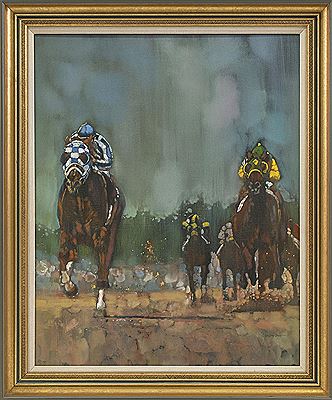 "Triple Crown Secretariat - 1973" by Geoffrey L Smith - Auction record, sale price, and art valuation. Compare with similar artists and explore comparable artworks.